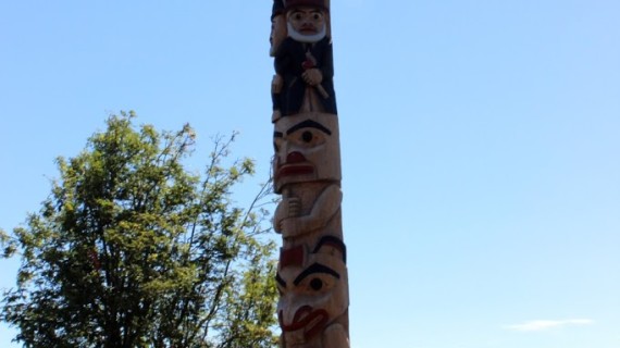 Totem Pole, Eagle, Puget Sound, Resort, Olympic Peninsula