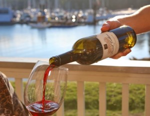 Wine, Waterfront Dining, Resort, Olympic Peninsula