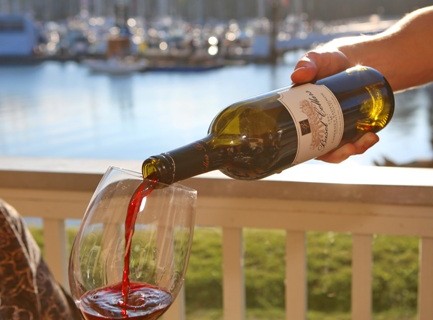 Wine, Waterfront Dining, Resort, Olympic Peninsula