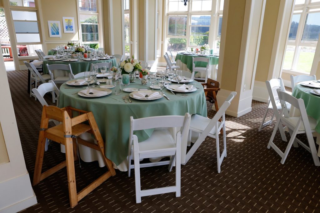 Table setting, Wedding, Waterfront Dining, Groups